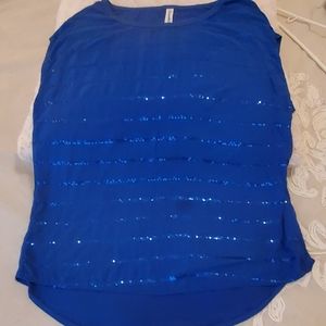 Aeropostale blue sparkle shirt
